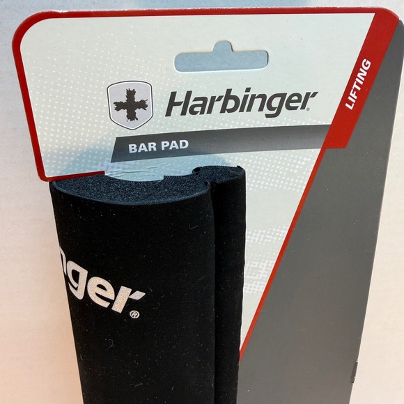 Harbinger Black Bar Pad 15mm Neotek Padding 14 Inch Length Strength Accessories - Picture 2 of 5
